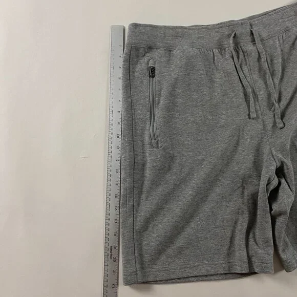 Polo Ralph Lauren Shorts Mens XXL Gray Sweat Athletic Zip Pocket Terry Drawsting - Picture 12 of 14